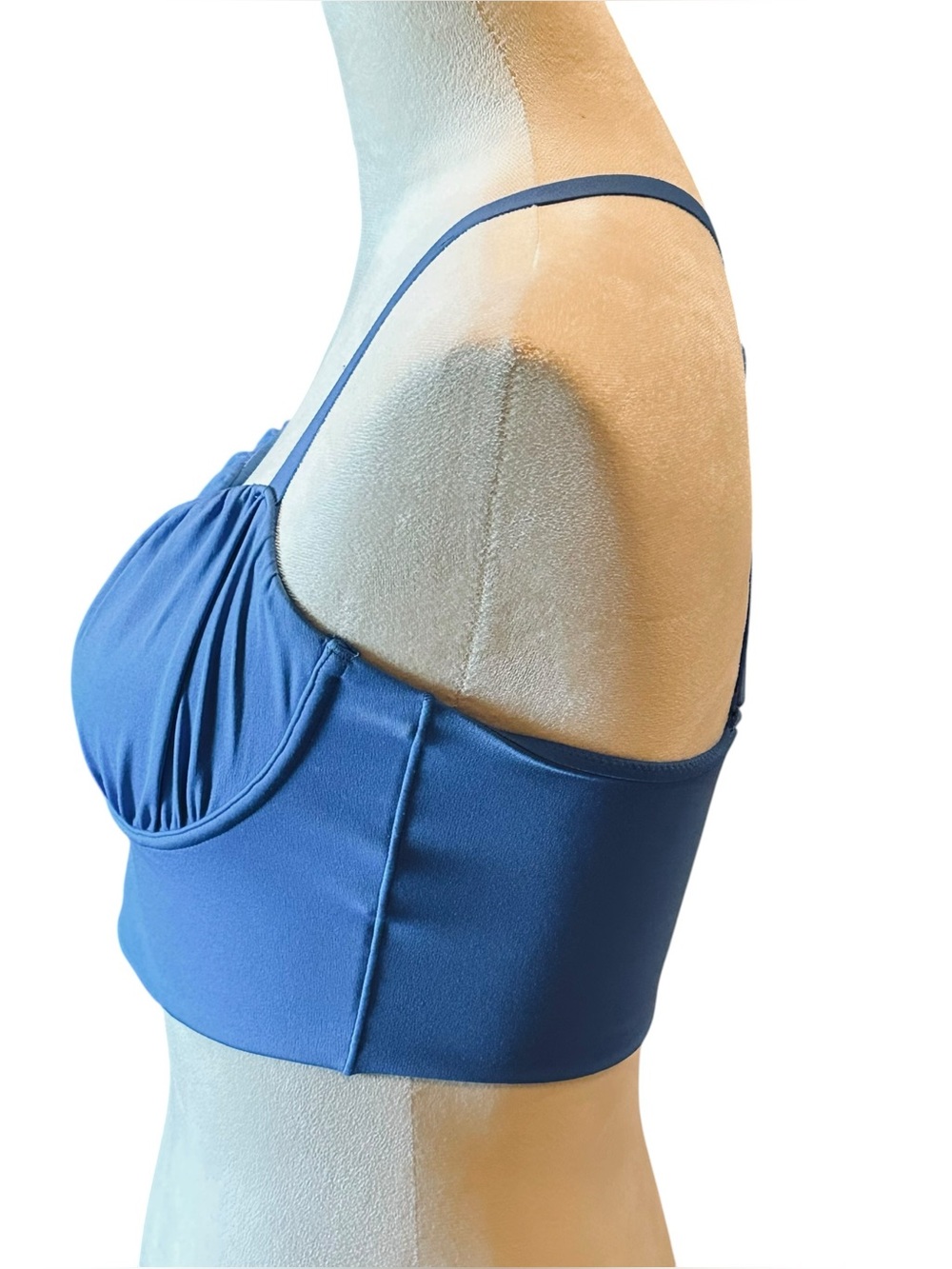 OFFLINE By Aerie Real Me Ruched Corset Sports Bra Women’s Size Medium - Picture 2 of 9